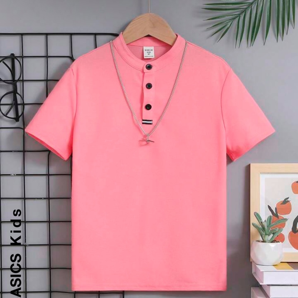 ASICS Men's Pink Shirt